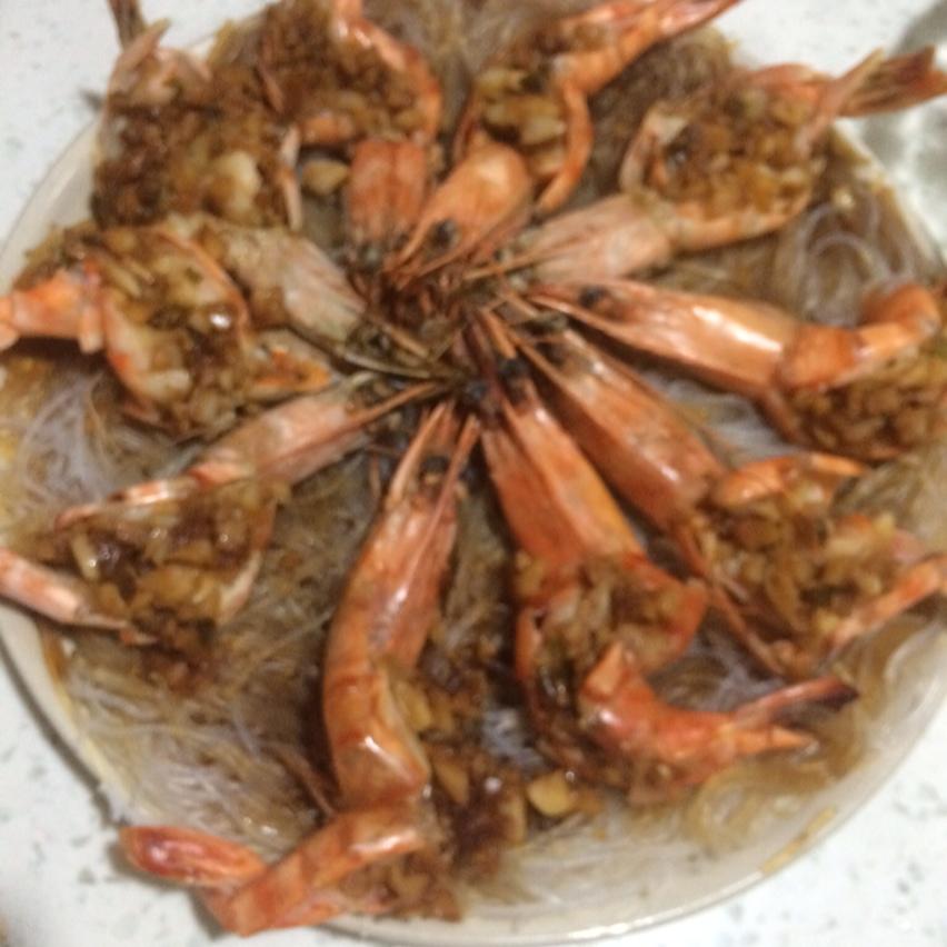 蒜蓉粉丝蒸虾