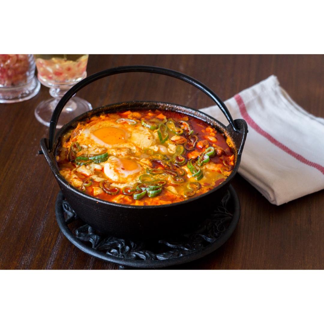 韩式豆腐锅 Korean Tofu Hotpot