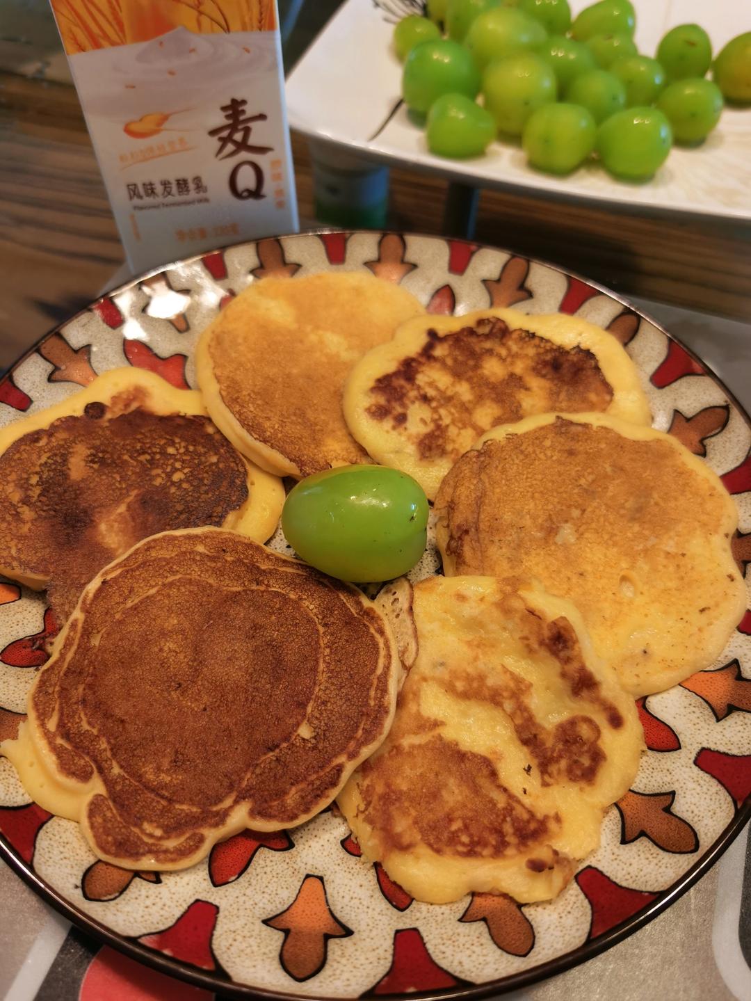 简单快速的酸奶香蕉饼
