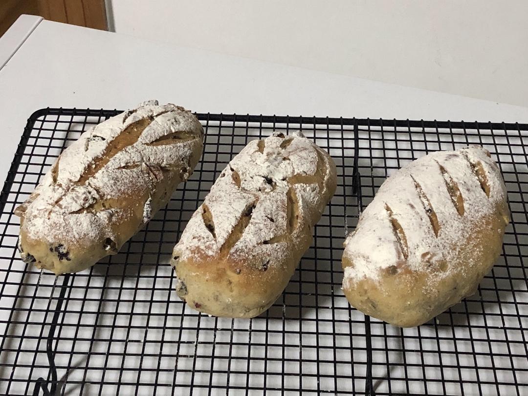 全麦板栗核桃软欧