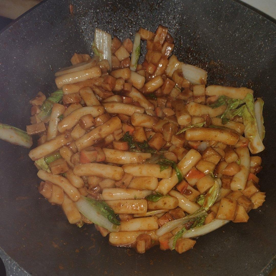 酱香炒年糕