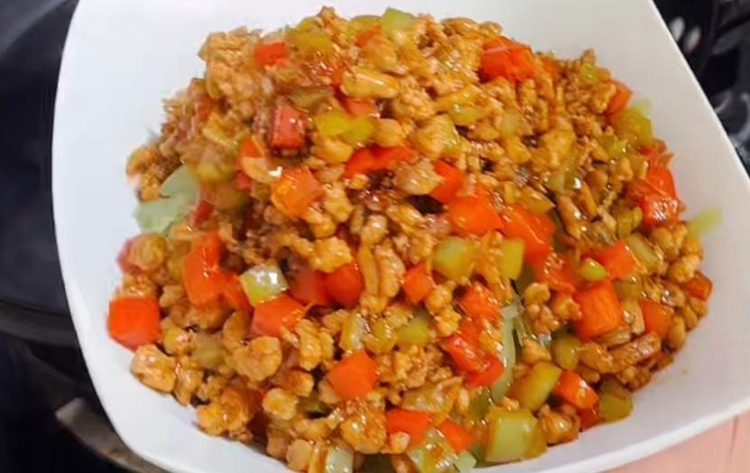 肉沫炒莴笋的做法