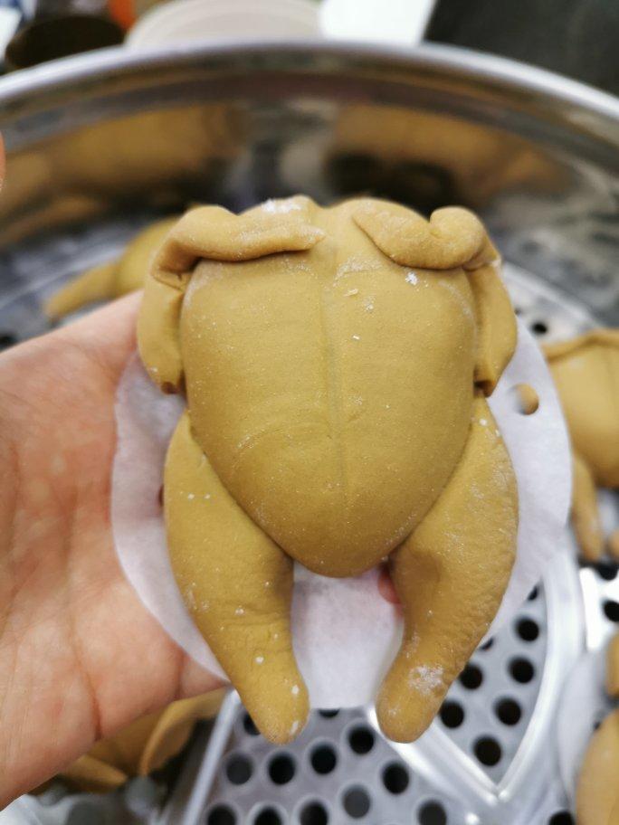仿真烤火鸡馒头/包子（原创）