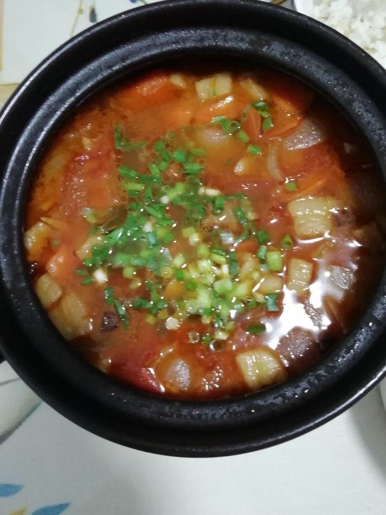 番茄土豆炖牛腩