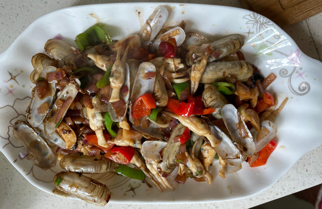 爆炒蛏子