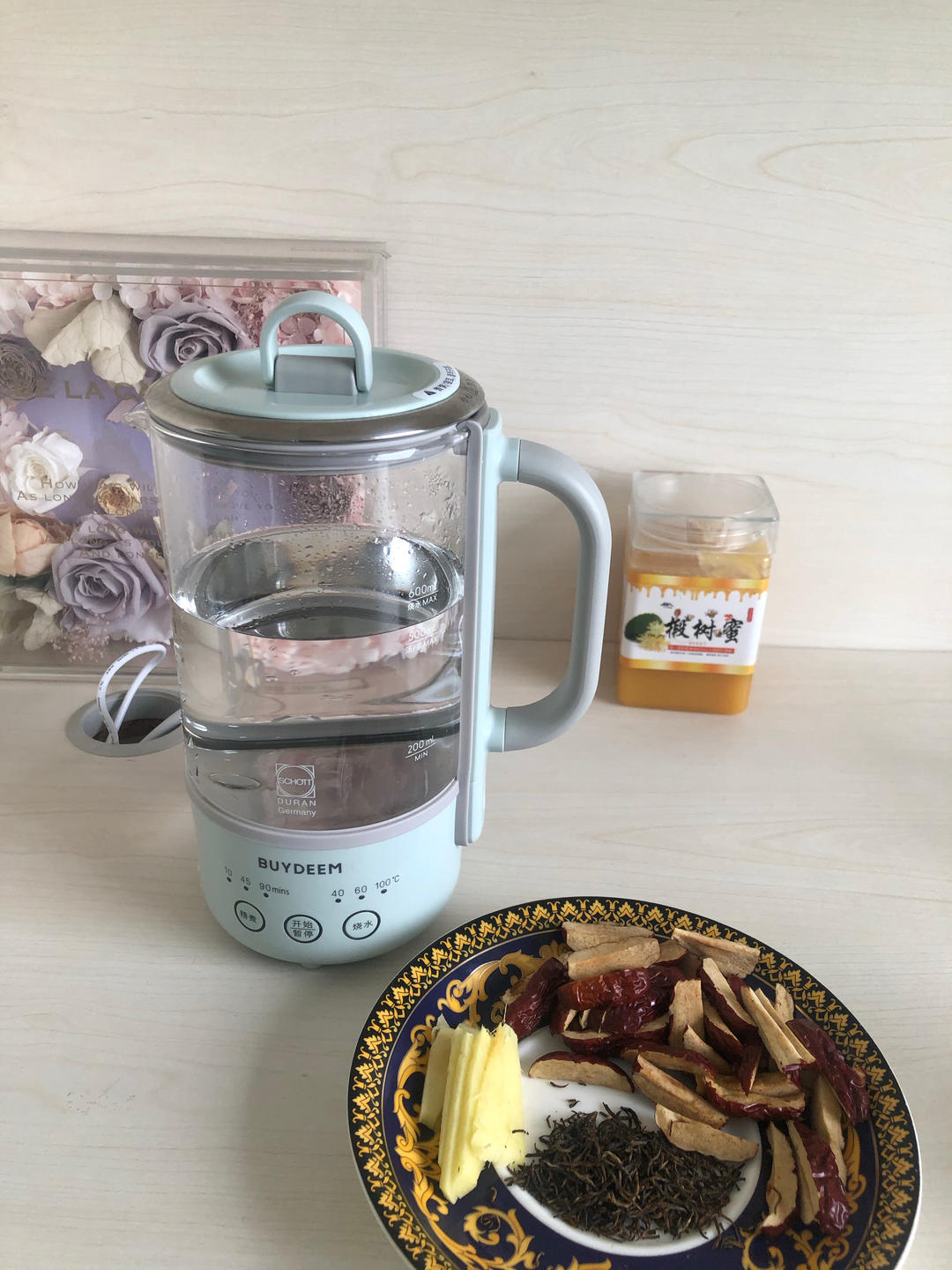 红枣姜奶茶【3月北鼎养生壶食谱】