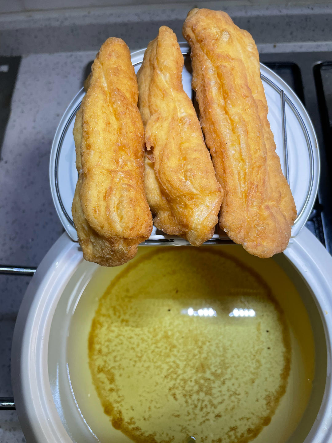 家庭版炸油条