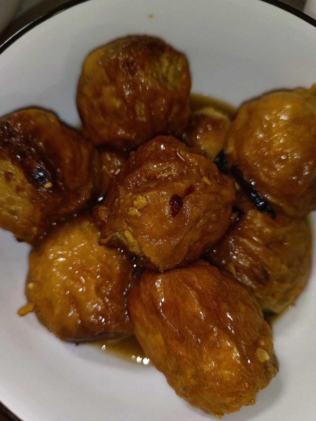 好吃简单的油面筋塞肉