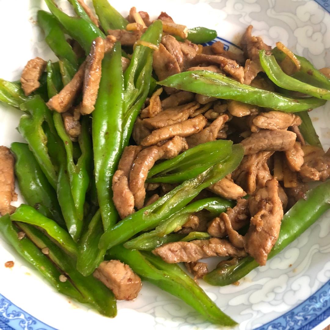 下饭神菜--青椒肉丝