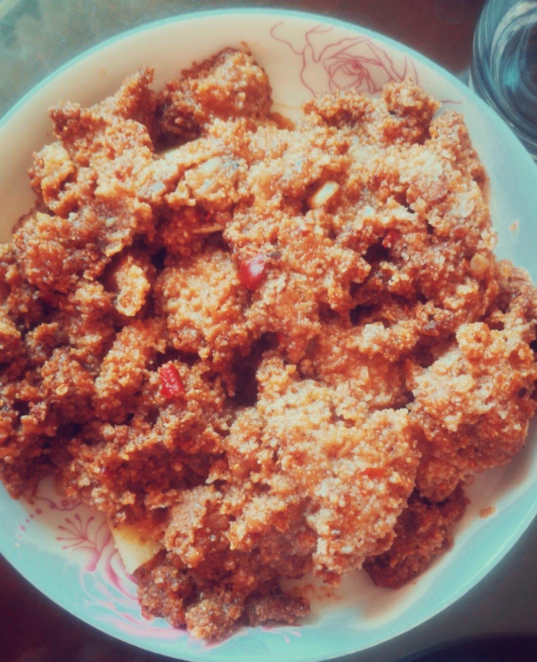 绝绝子！甩饭店几条街的粉蒸肉（粉蒸排骨）