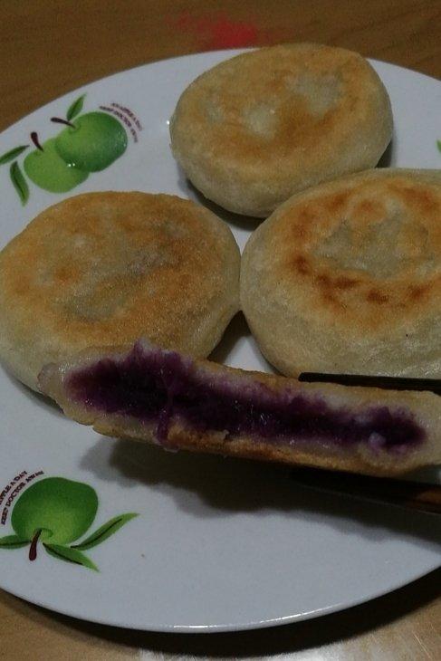 好吃的糯米香蕉饼