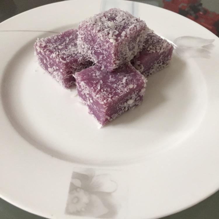 紫薯凉糕的做法