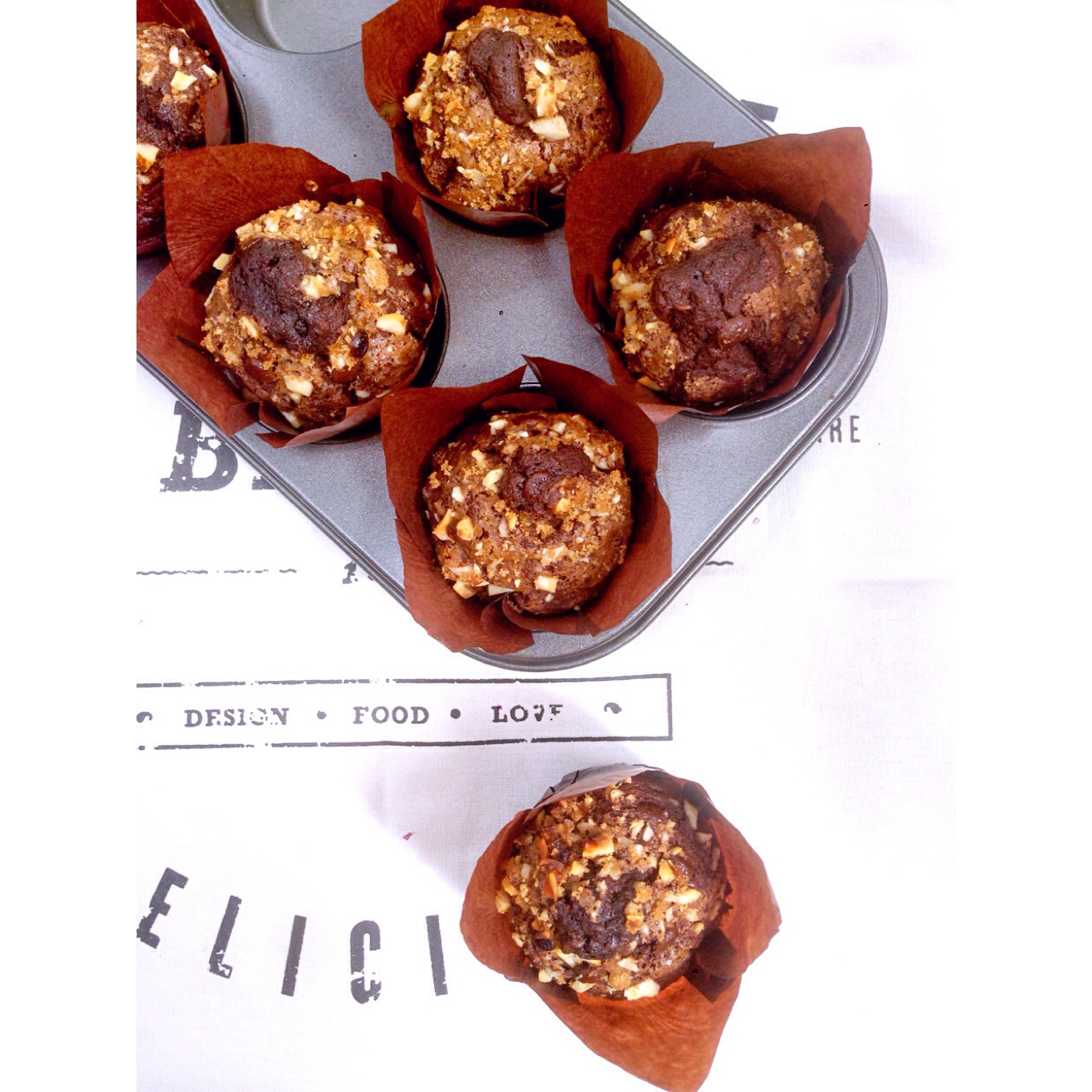 浓情巧克力摩卡马芬<Chocolate Espresso Muffins>