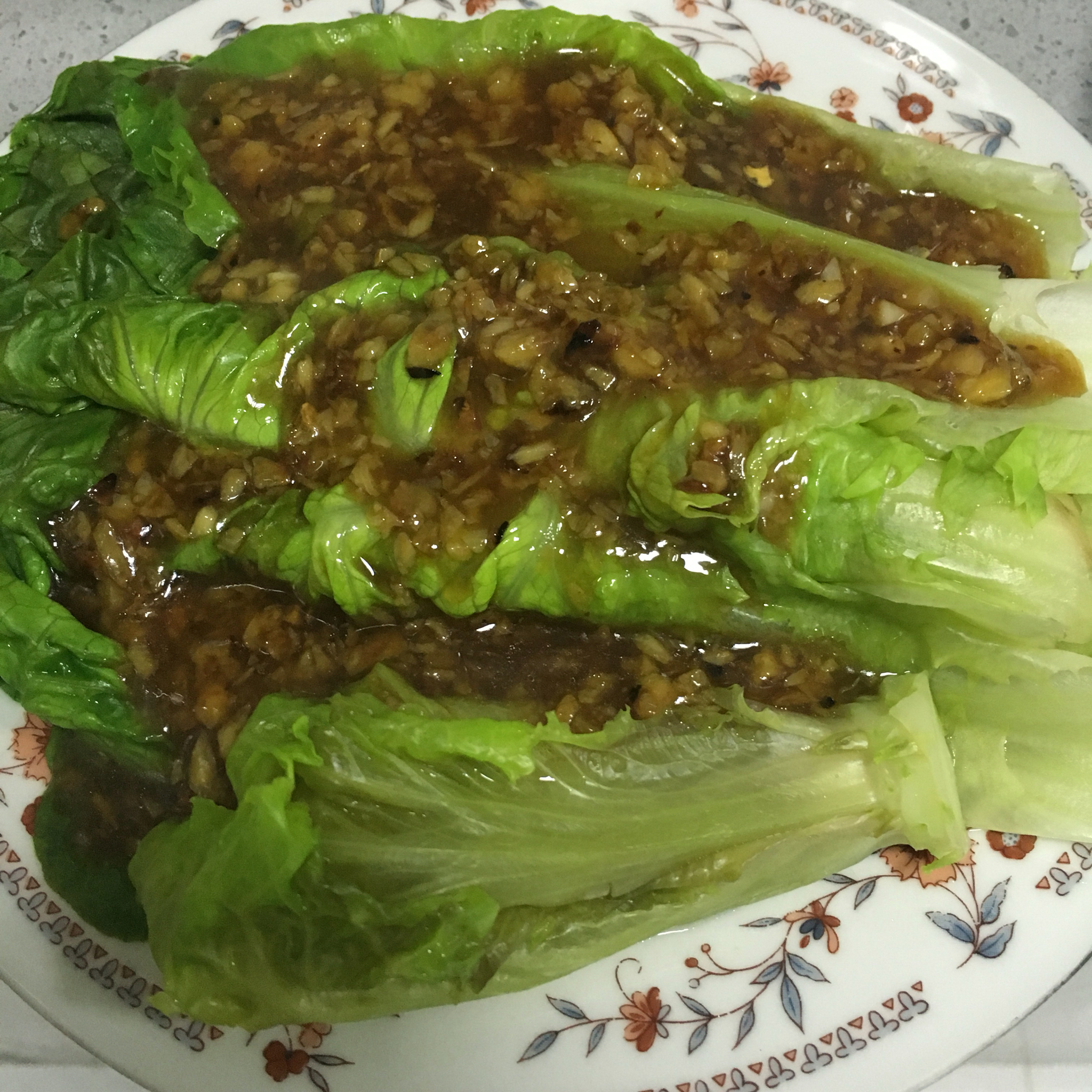 蒜泥生菜