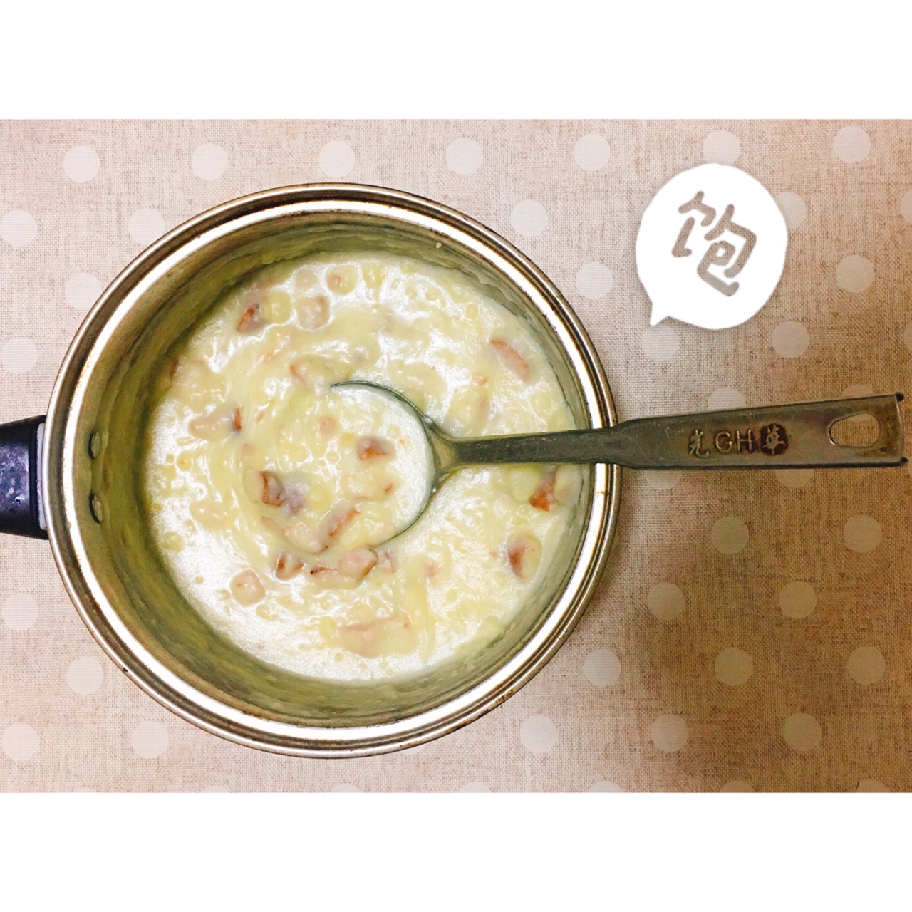 土豆蘑菇奶油汤（不用搅拌机）