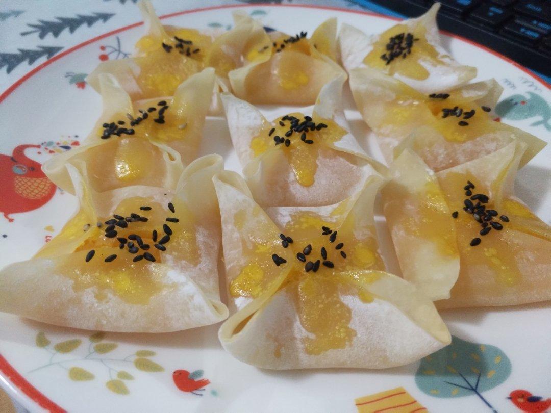 饺子皮版红薯派