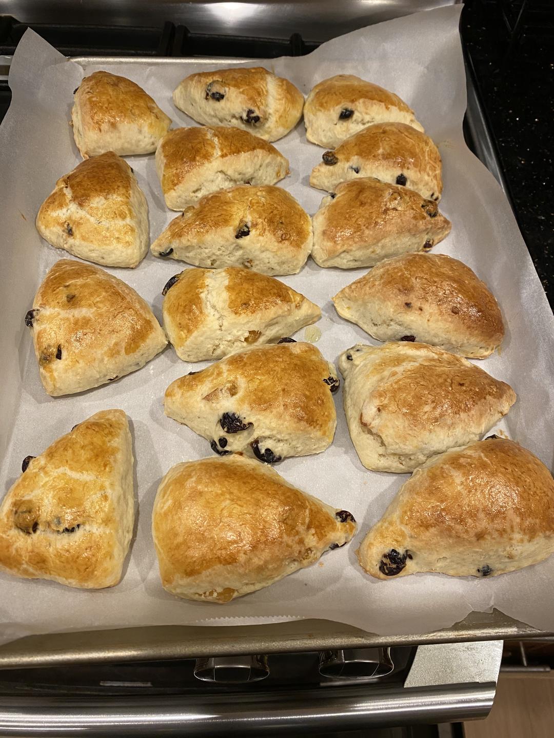 蔓越莓橙香司康