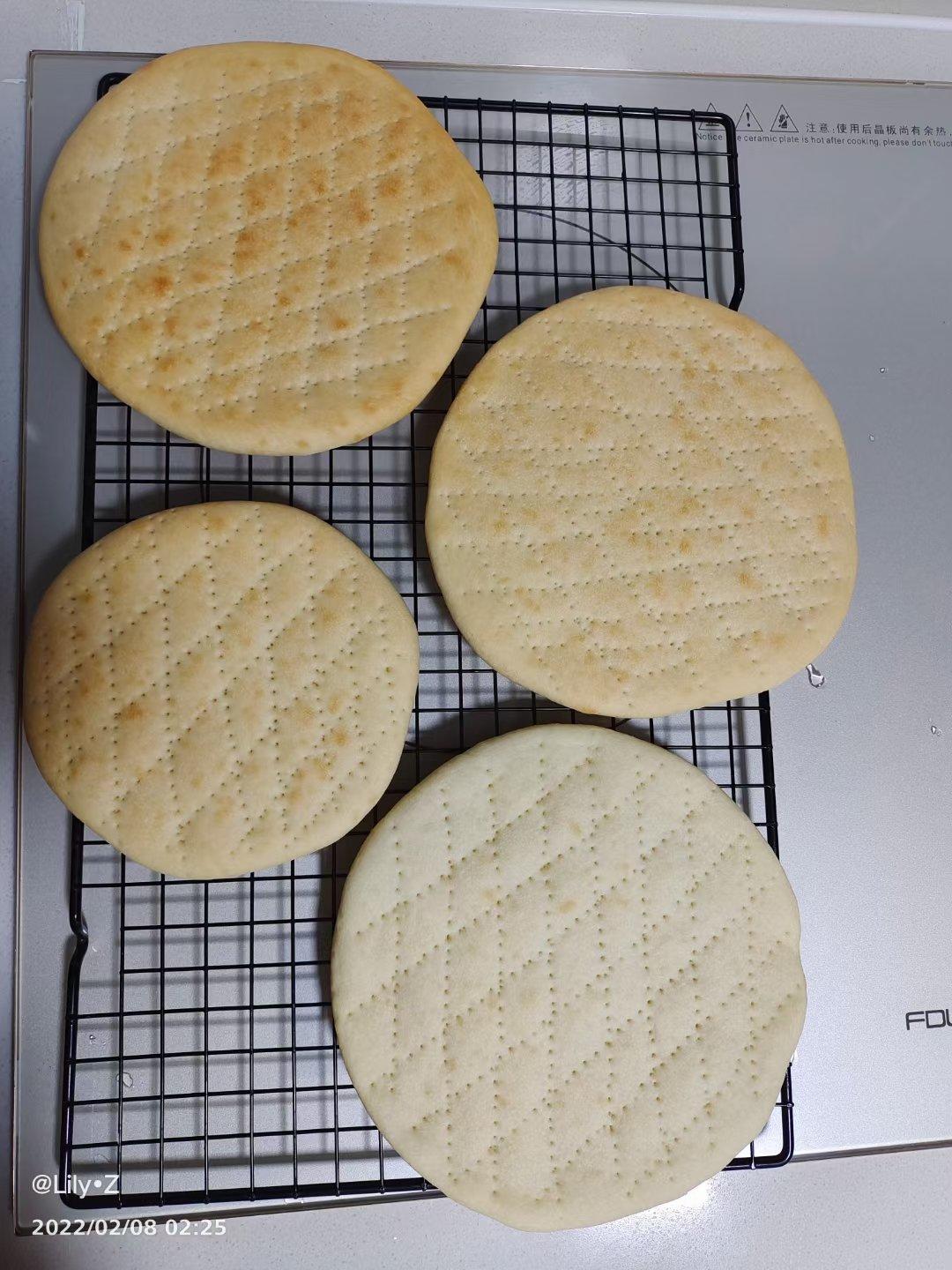 8寸披萨饼皮做法（🉑️厚🉑️薄，🉑️脆🉑️软）4张