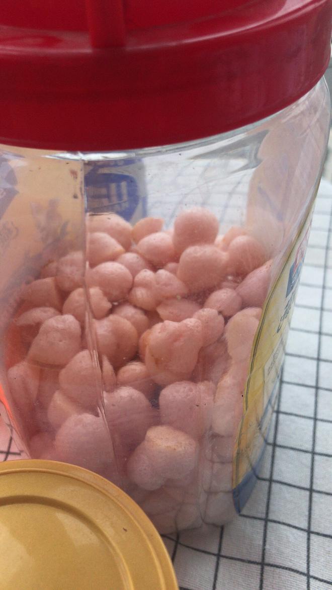 粉色可爱的蛋白溶豆的做法