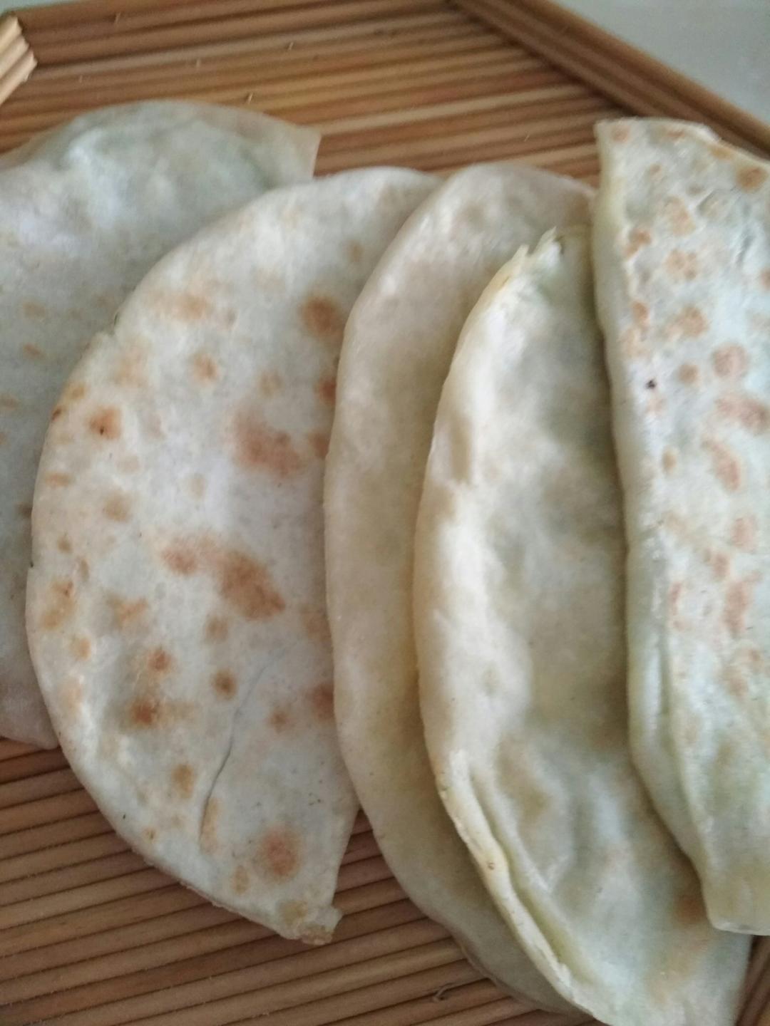 一叶知秋w做的韭菜合子塌包子