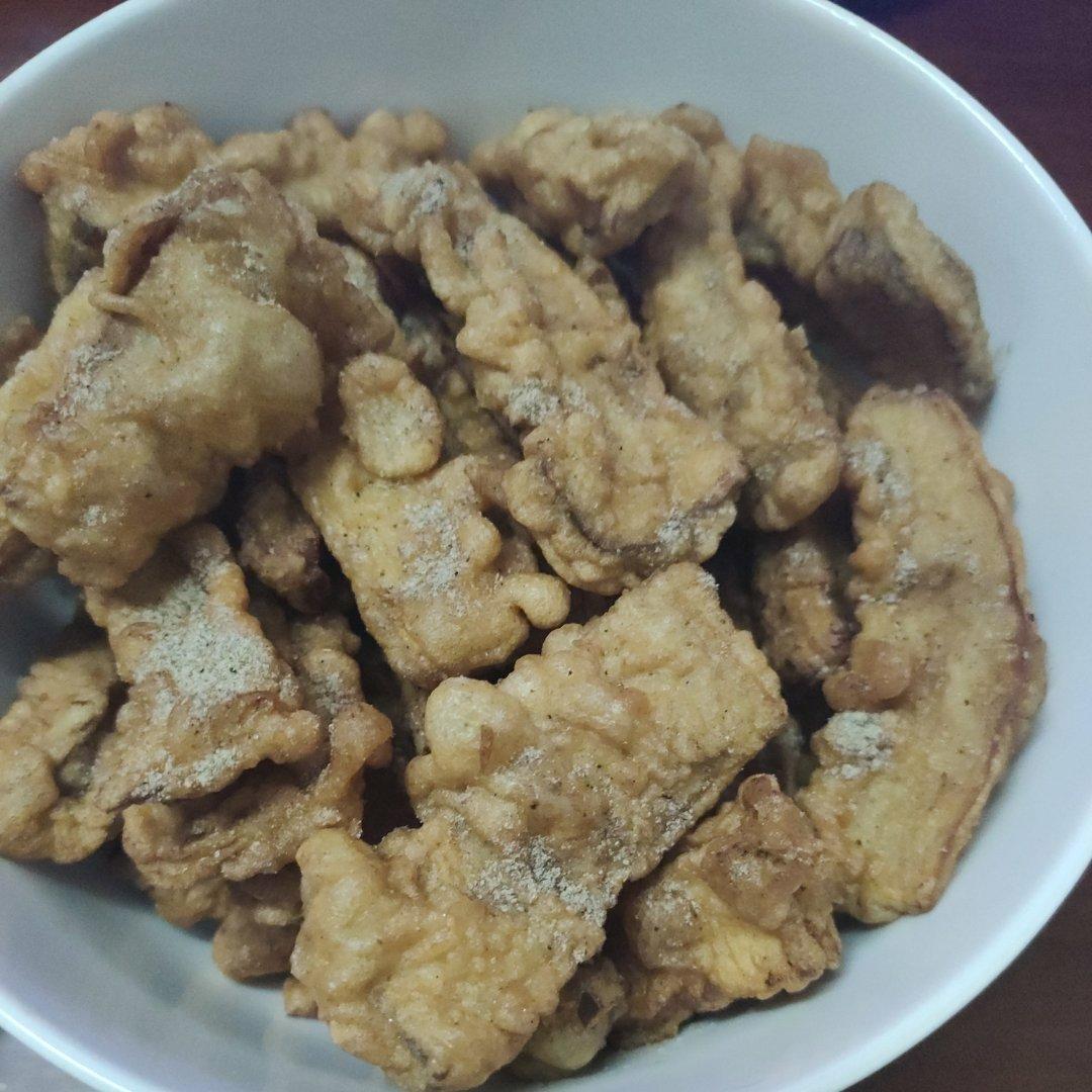 绝对惊艳到你💌一起来吃外酥里嫩，给肉都不换的椒盐杏鲍菇❗️