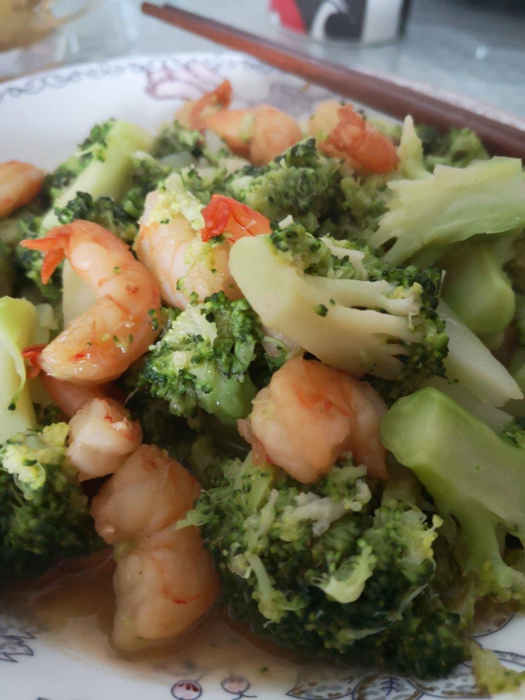 西兰花炒虾仁🍤