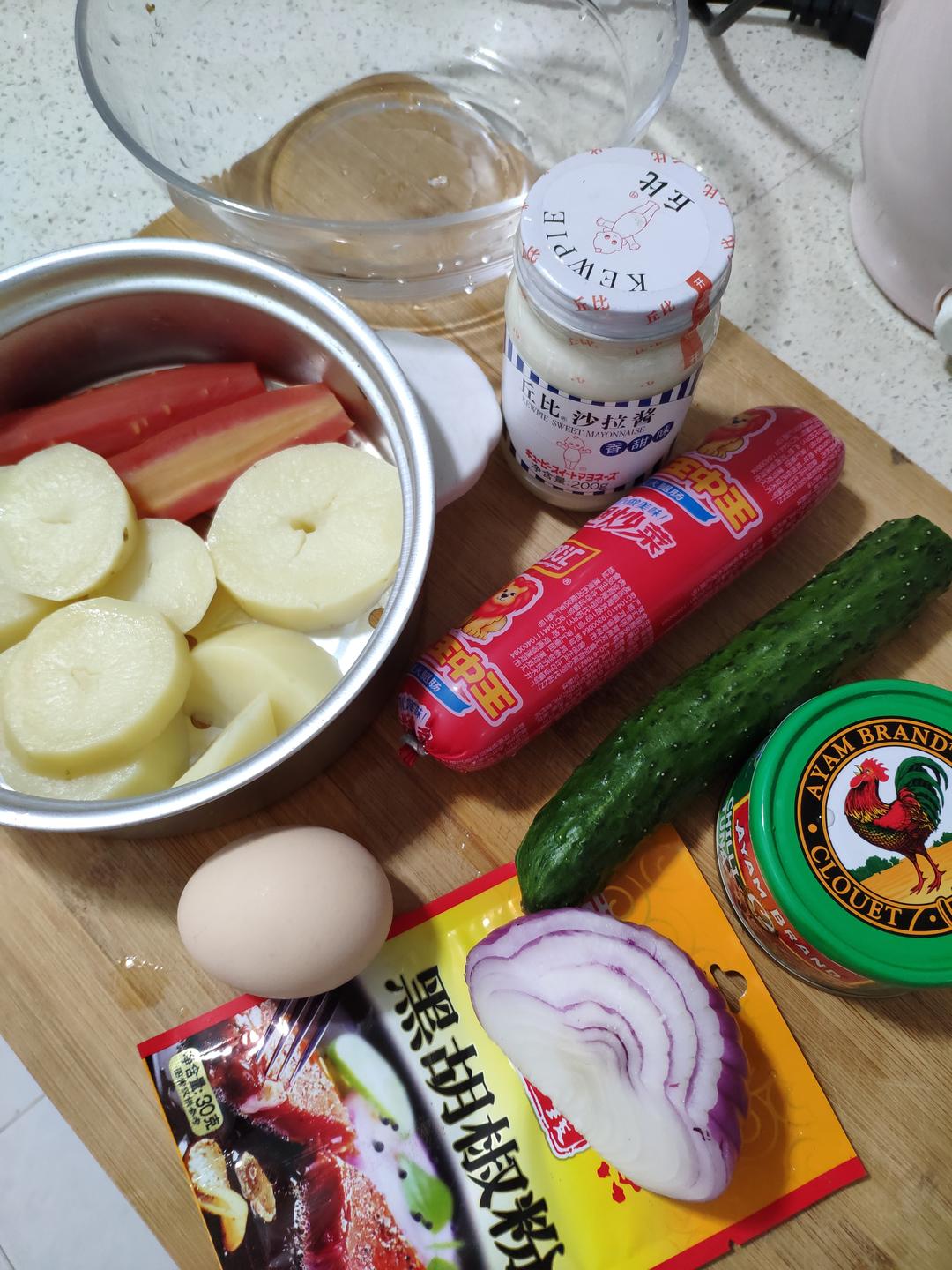 吃一口，超治愈的土豆泥沙拉的做法 步骤2