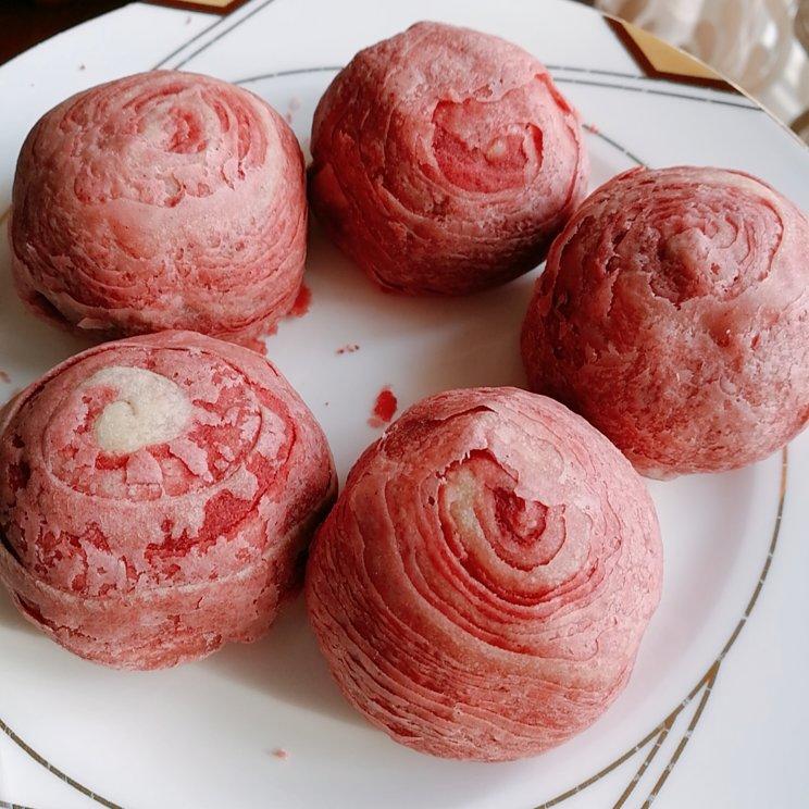 麻薯香芋酥/台湾大甲芋头酥(无猪油完美复刻2015.10修订各种抹茶酥、绿茶酥、蛋黄酥、紫薯酥通用哟）