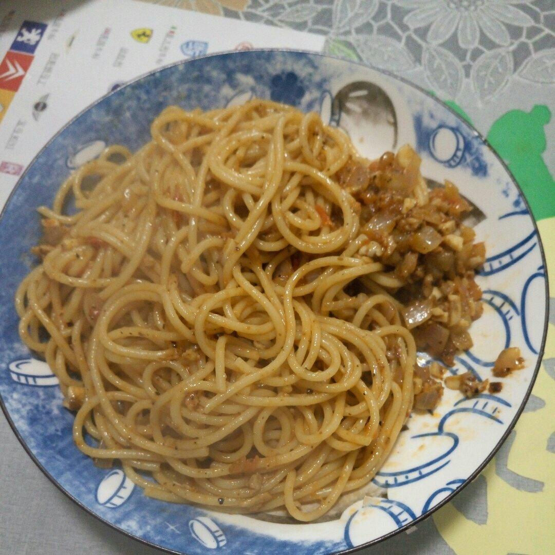 番茄肉酱意大利面