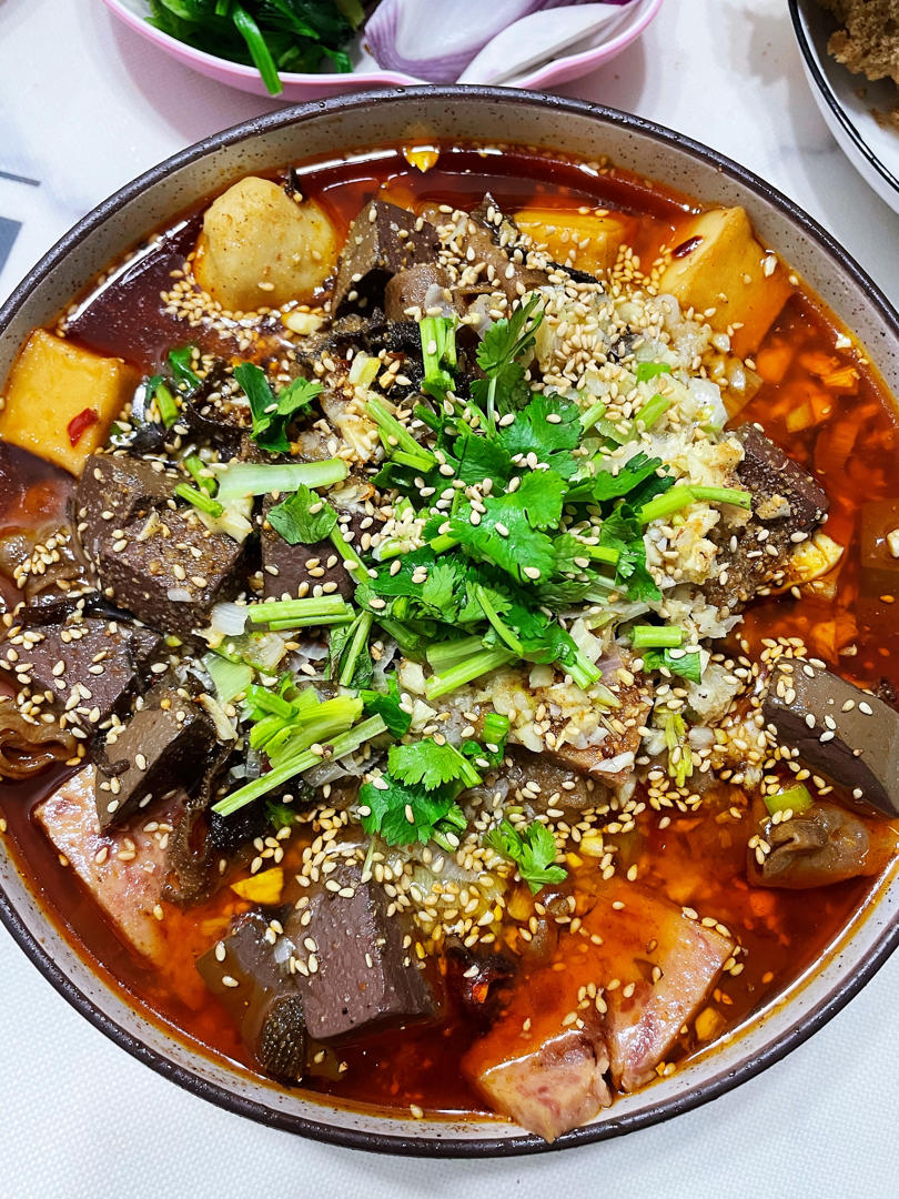 家庭版 超简 毛血旺