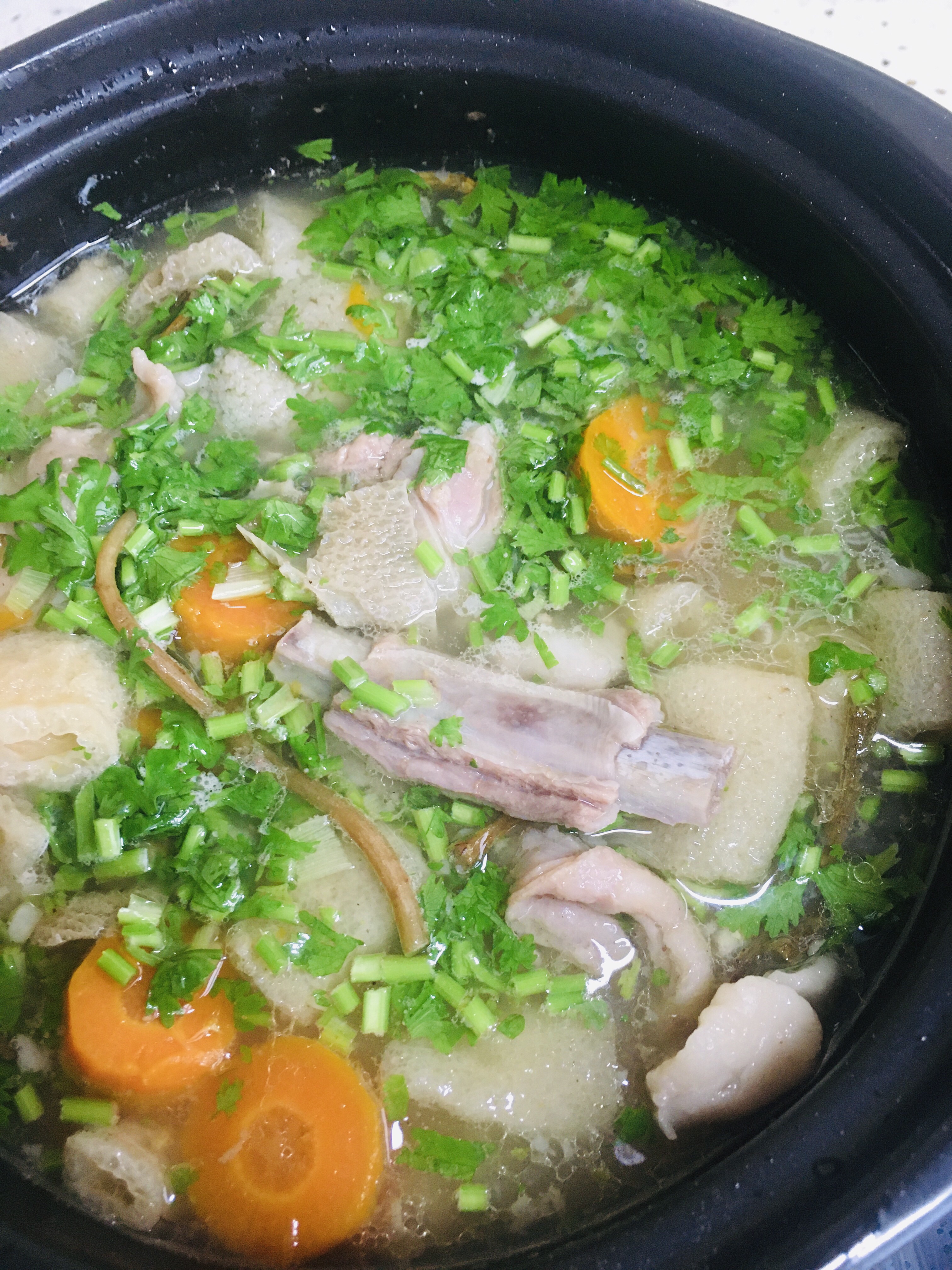 清炖羊排汤的做法