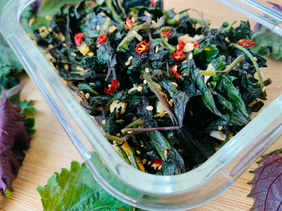 减脂系列——紫苏叶咸菜