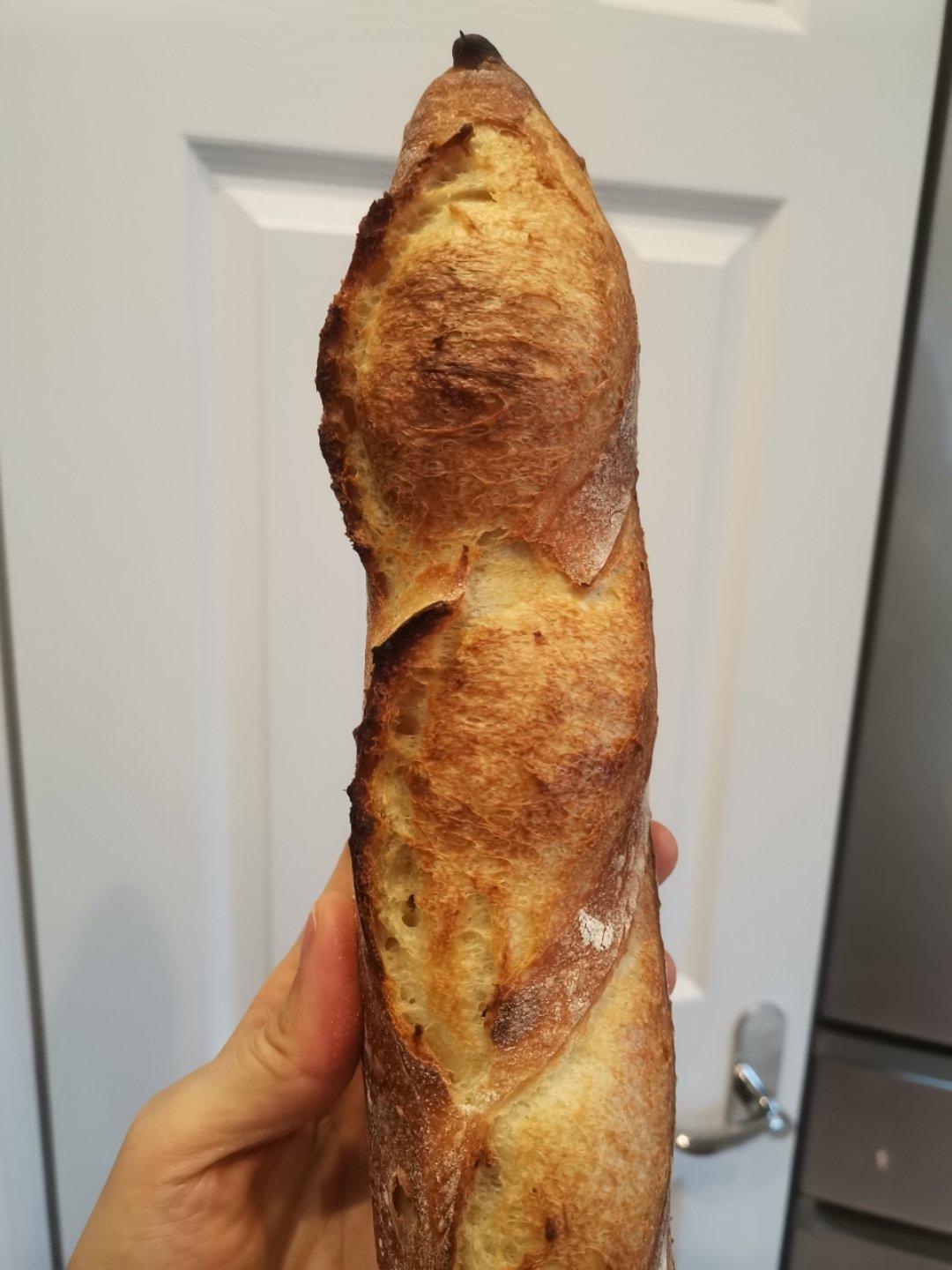 家用烤箱之简单的手揉法棍（全程动态示例）