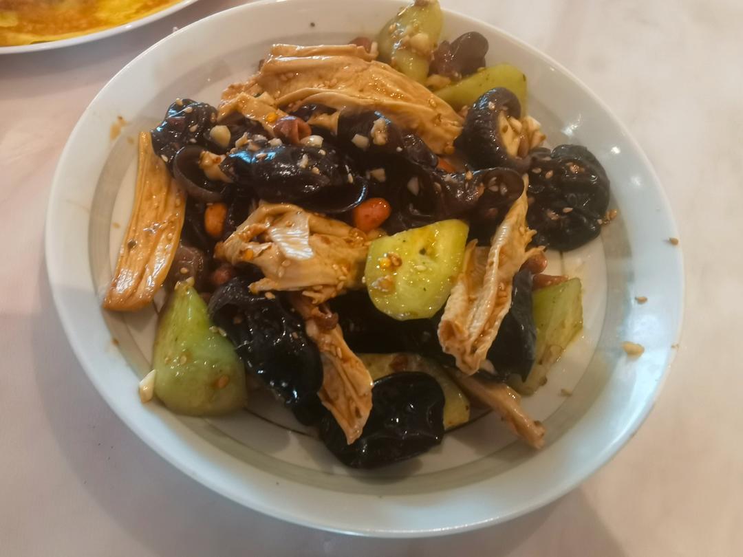凉拌（腐竹木耳黄瓜）