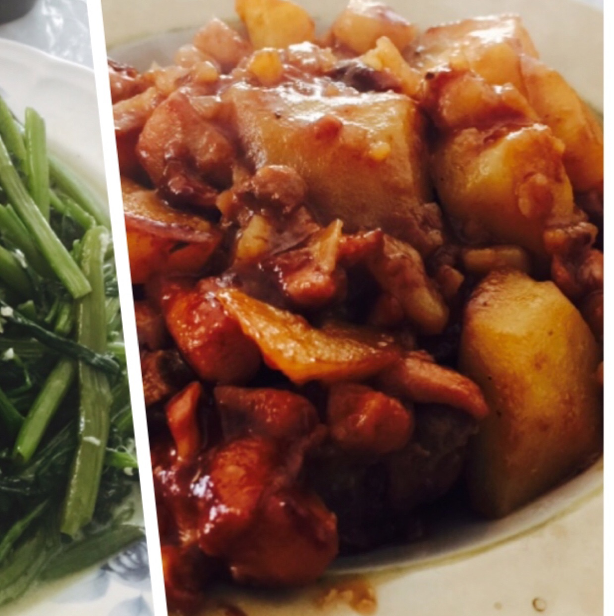 土豆焖鸡腿肉