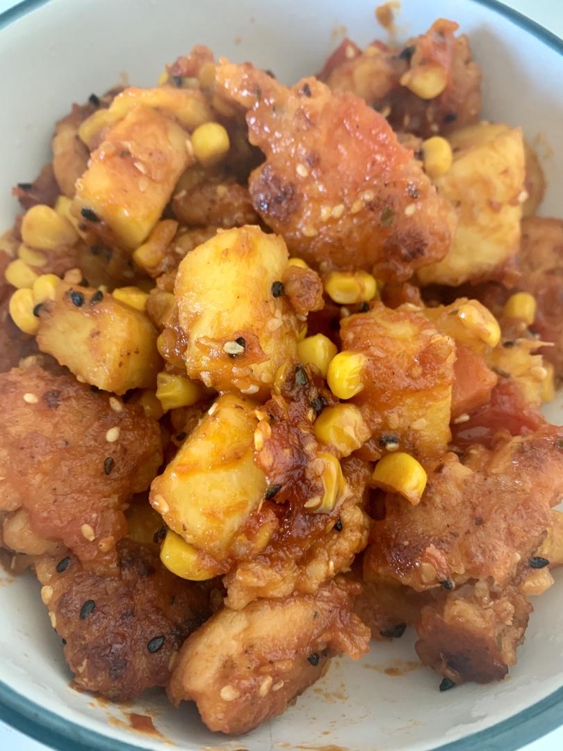 超好吃的菠萝咕噜肉