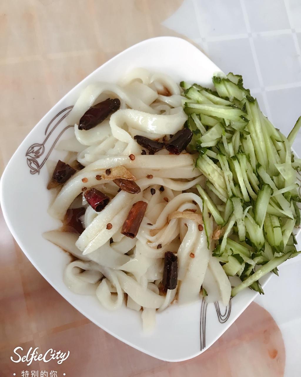 不用水洗的自制凉皮，零失败