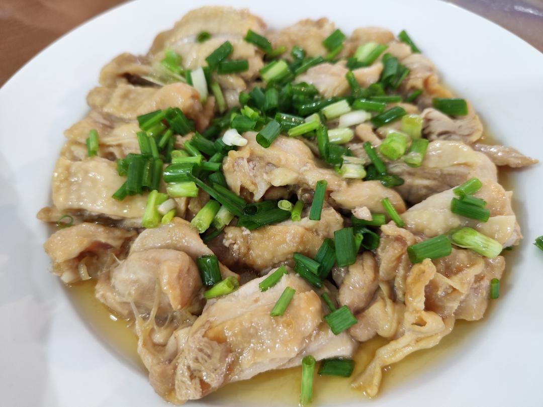 清蒸盐局鸡腿