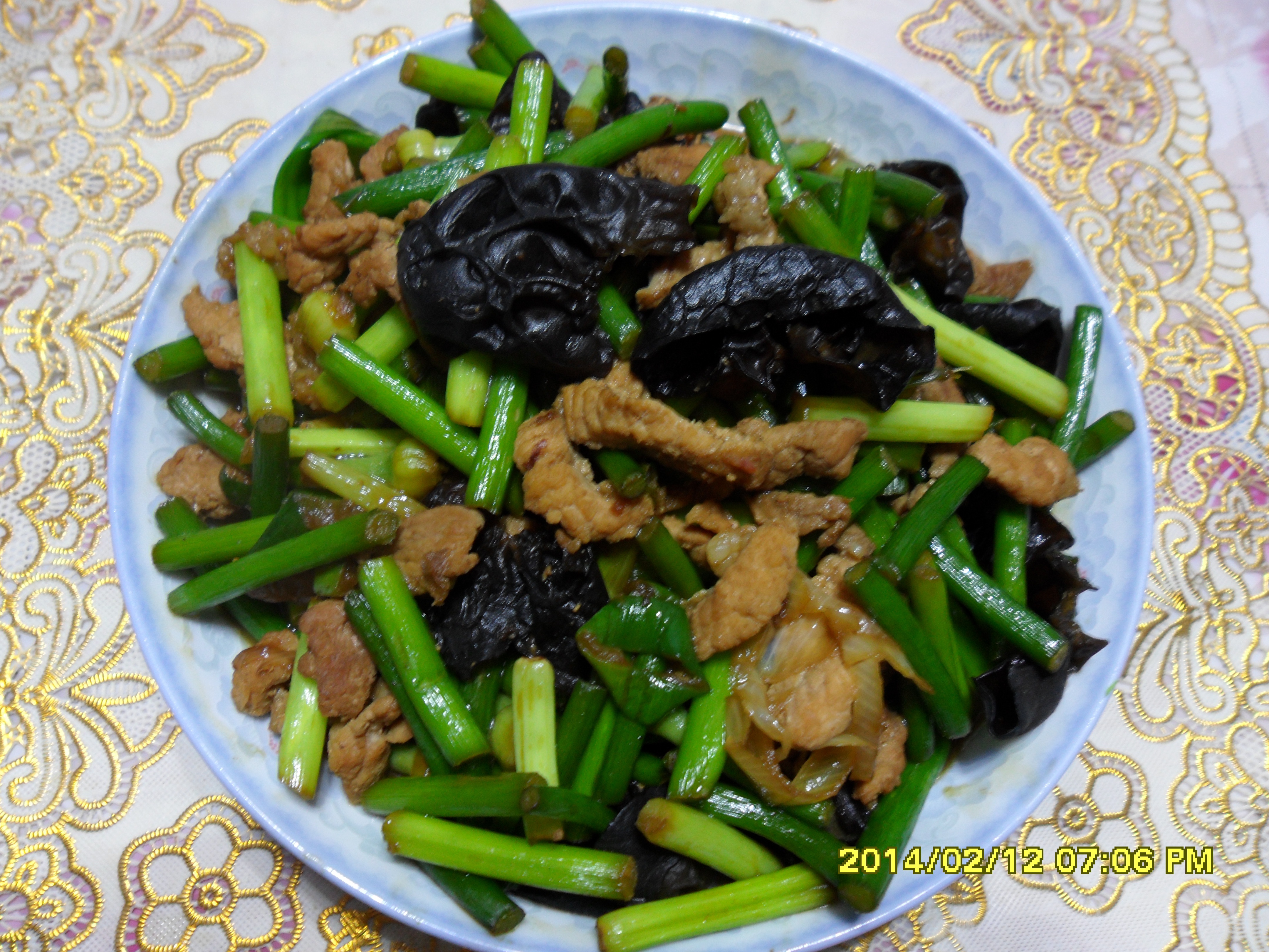 蒜薹炒肉