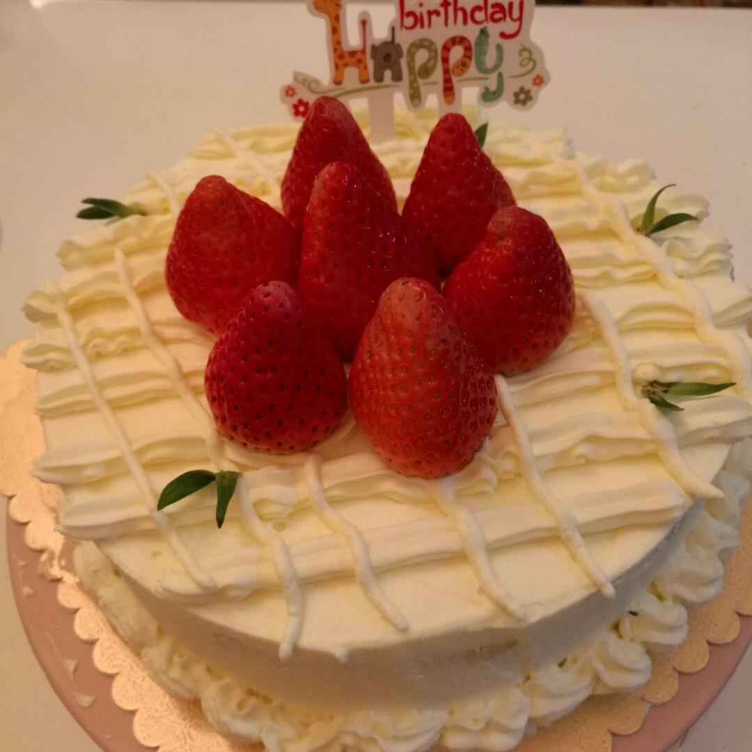 生日蛋糕裱花制作