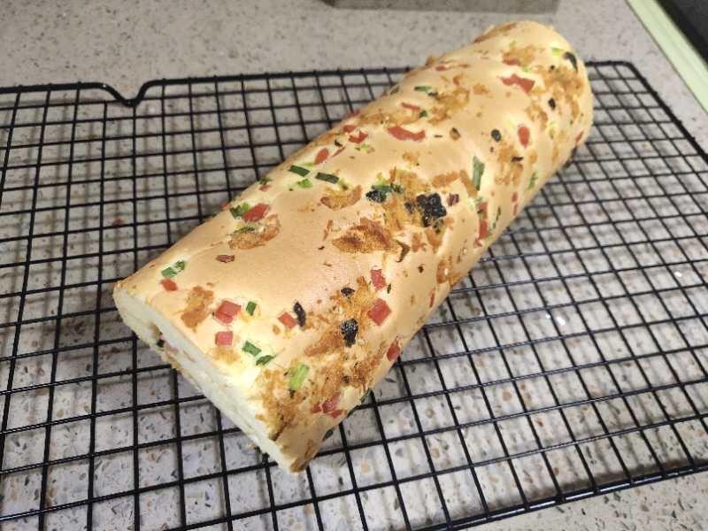 香葱肉松卷 蛋糕卷-无敌美味