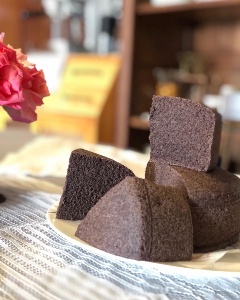 香喷喷黑米蒸蛋糕