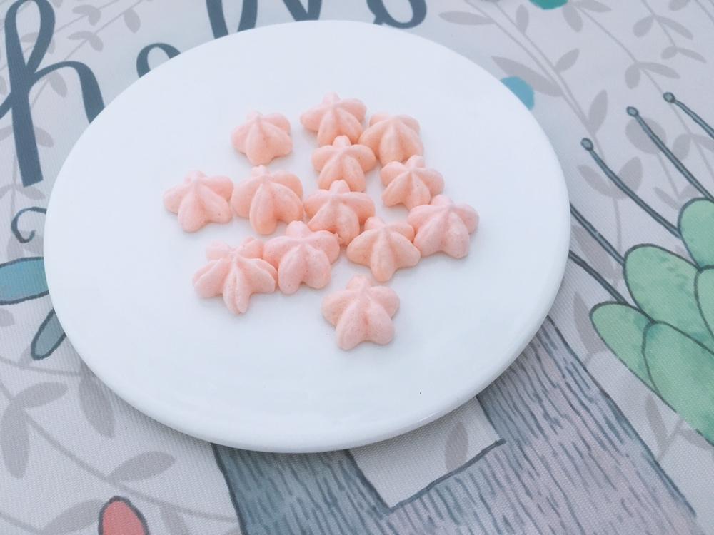 简便版水果味草莓溶豆蛋黄溶豆