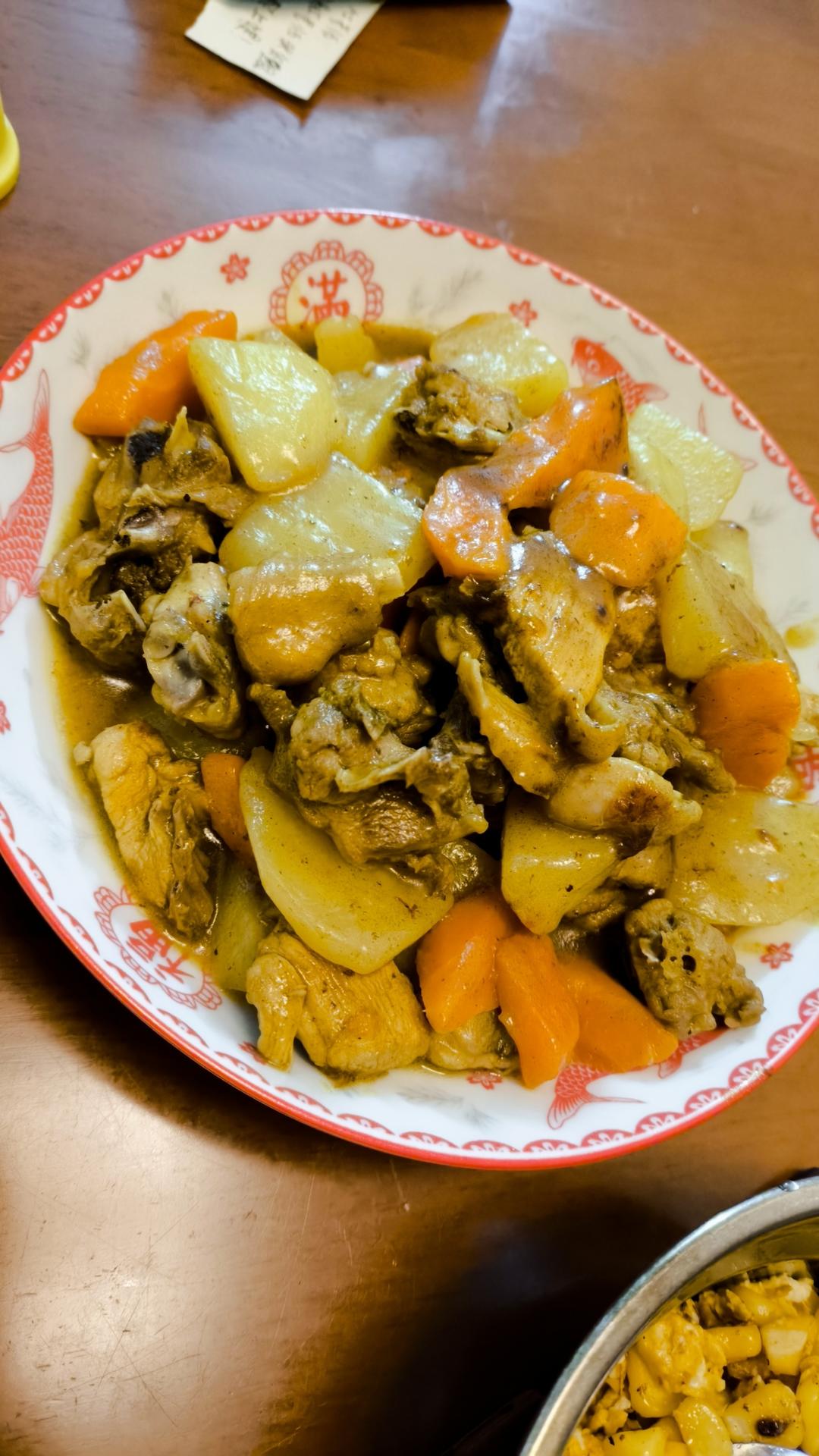 咖喱土豆鸡块