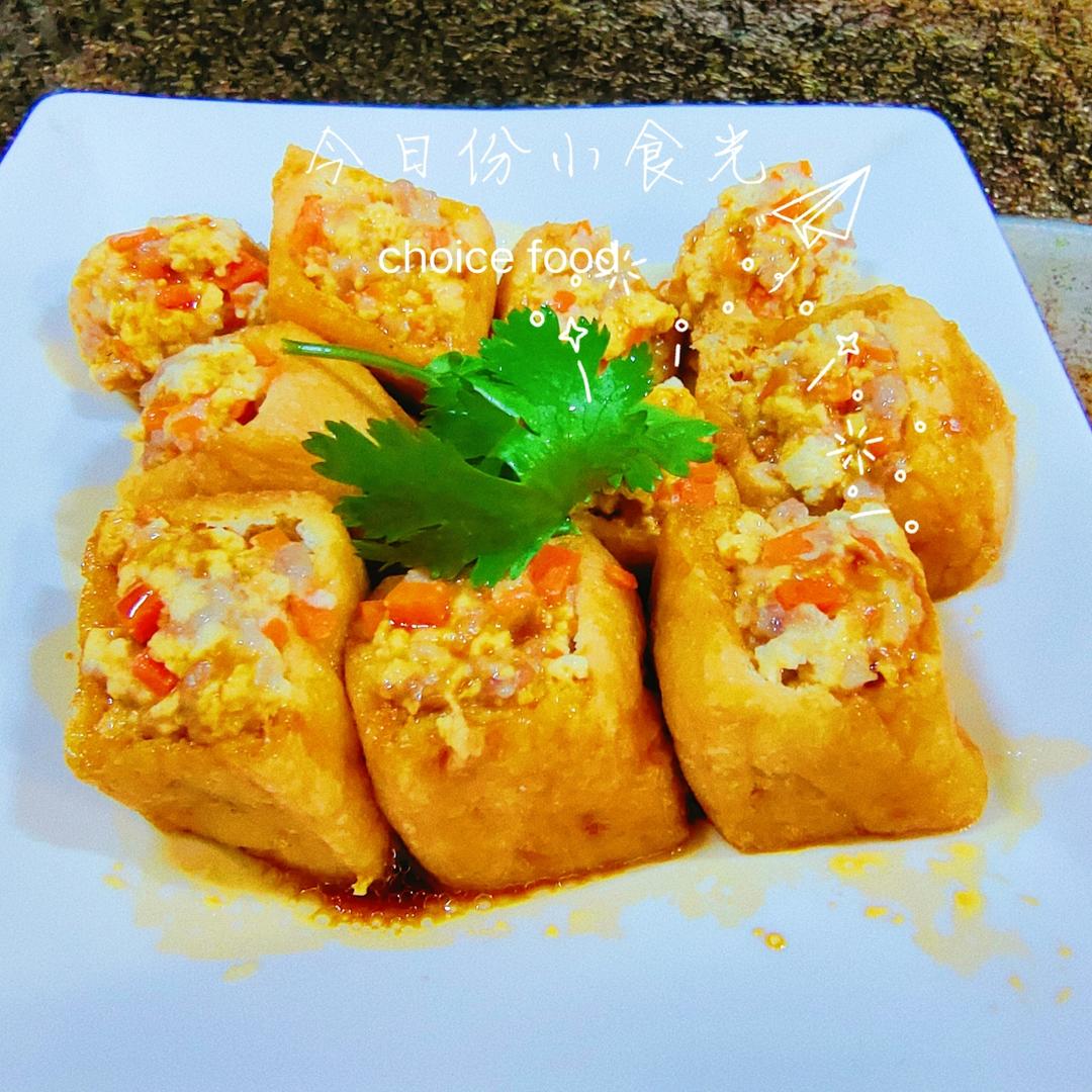 油豆泡塞肉
