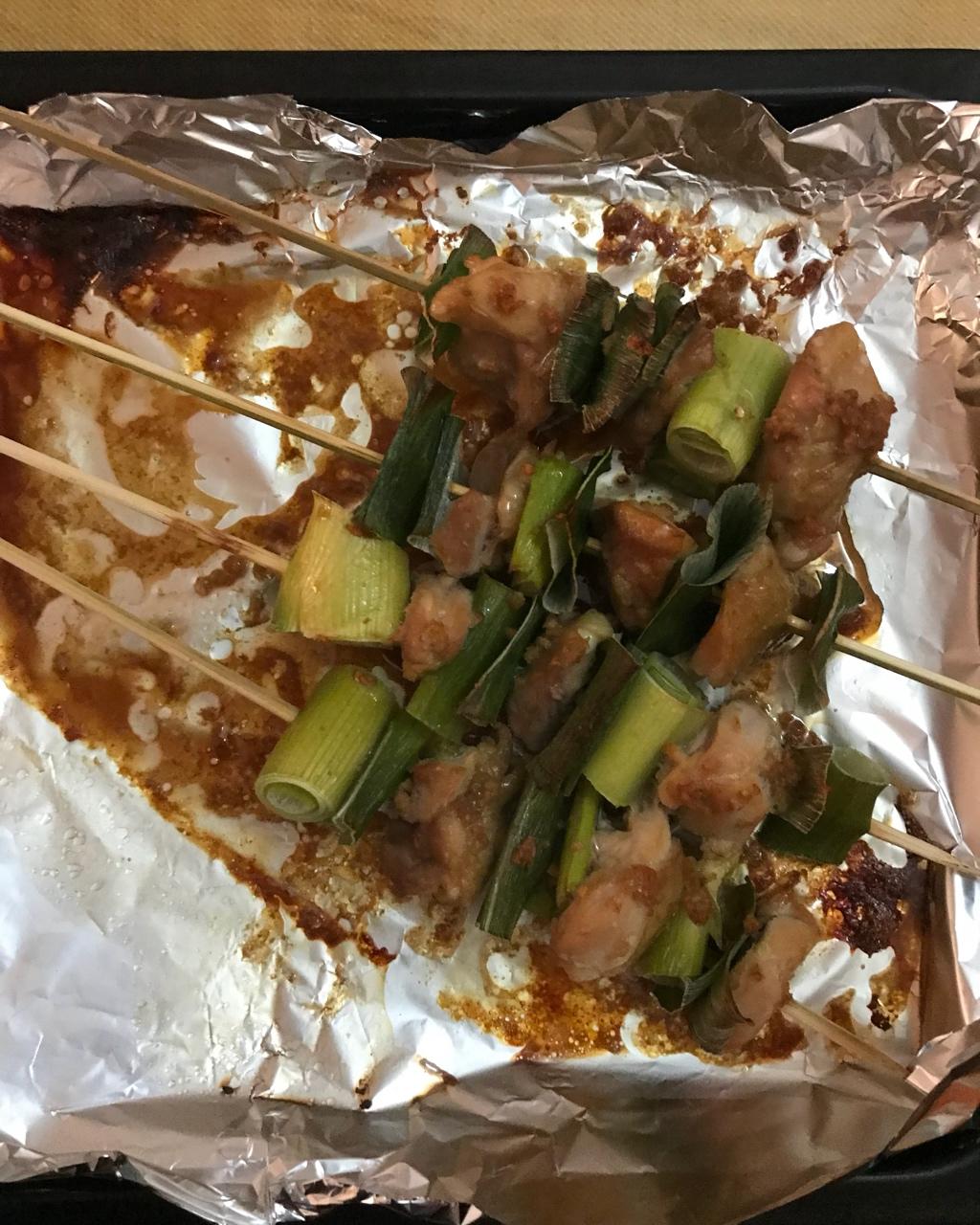 日式居酒屋 葱香鸡肉串 Chicken Teriyaki Skewers