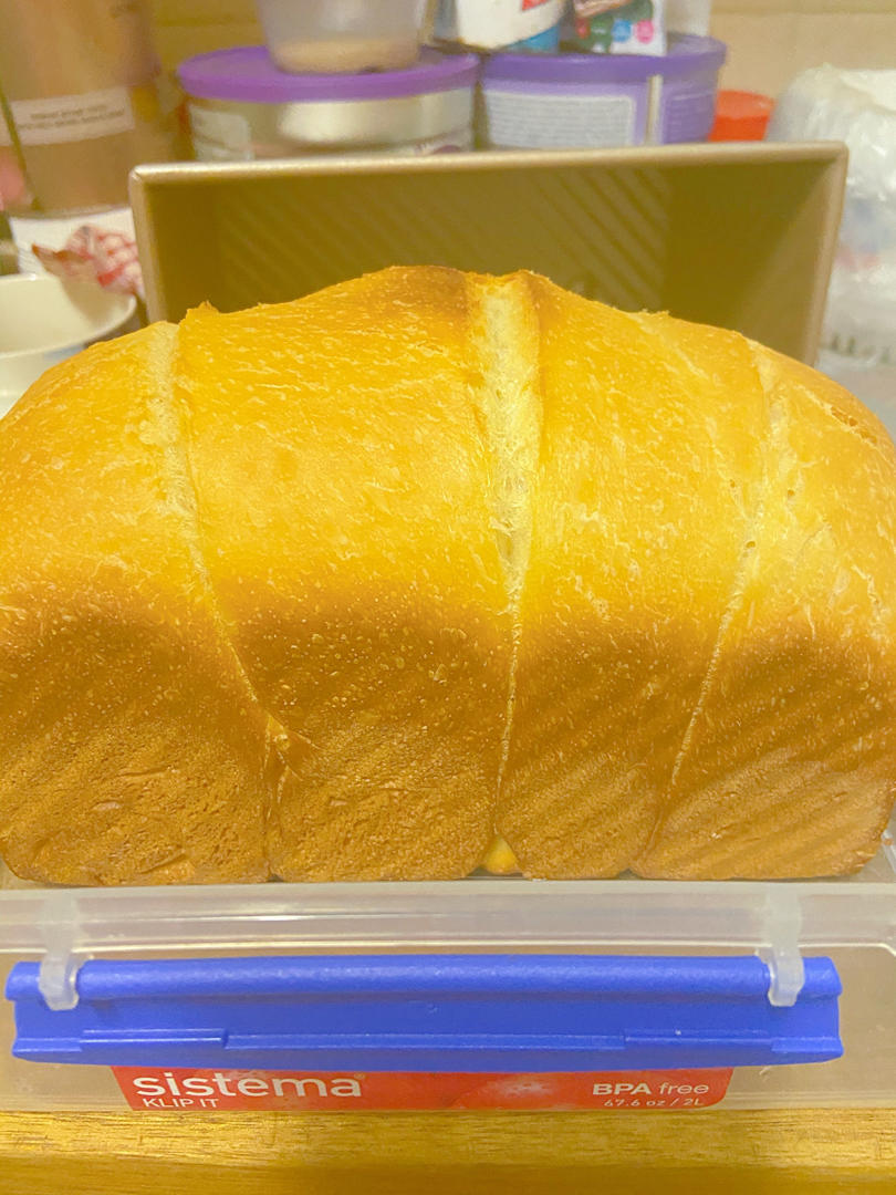 不加一滴水的超绵软牧场鲜奶吐司—直接法，吴克己