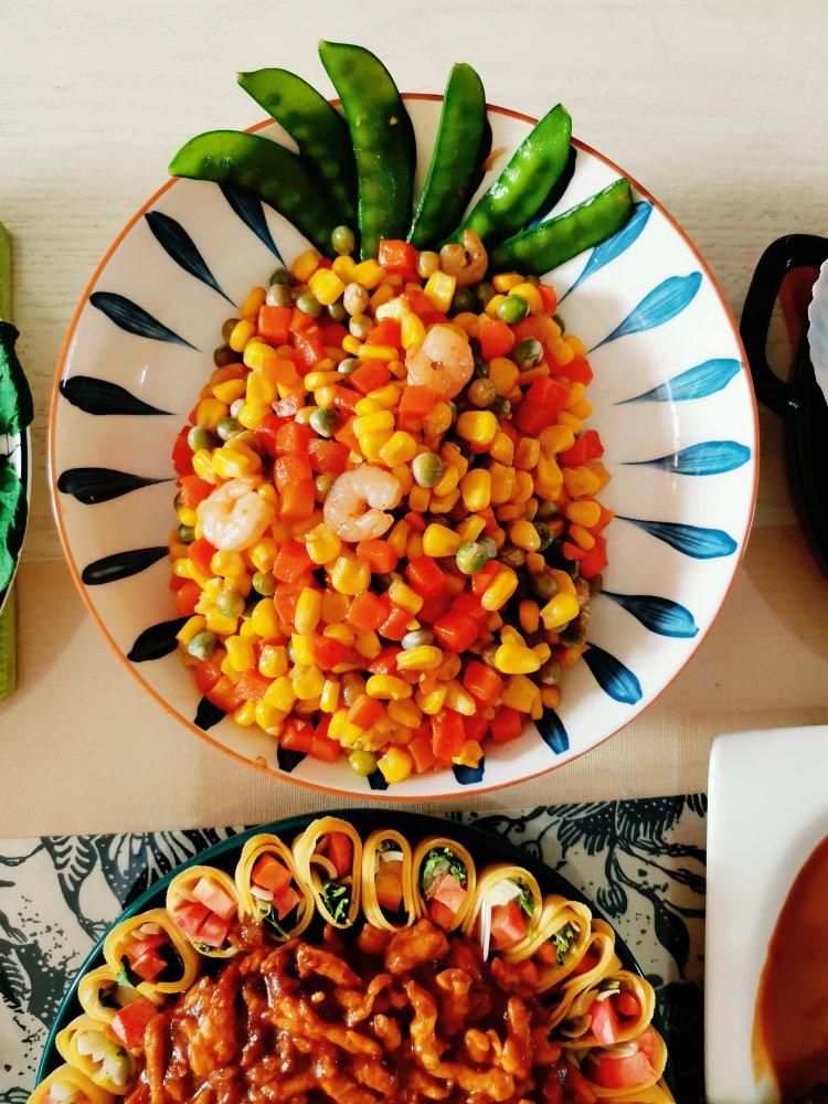 菠萝版金玉满堂（三色鸡丁）