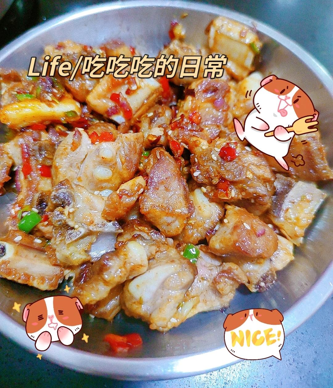 香辣排骨｜免油炸