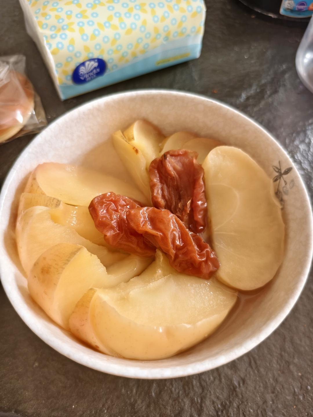 蒸苹果
